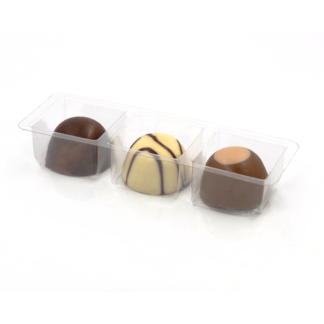 Lovell 3up chocolate skillet chocolate ball cartons